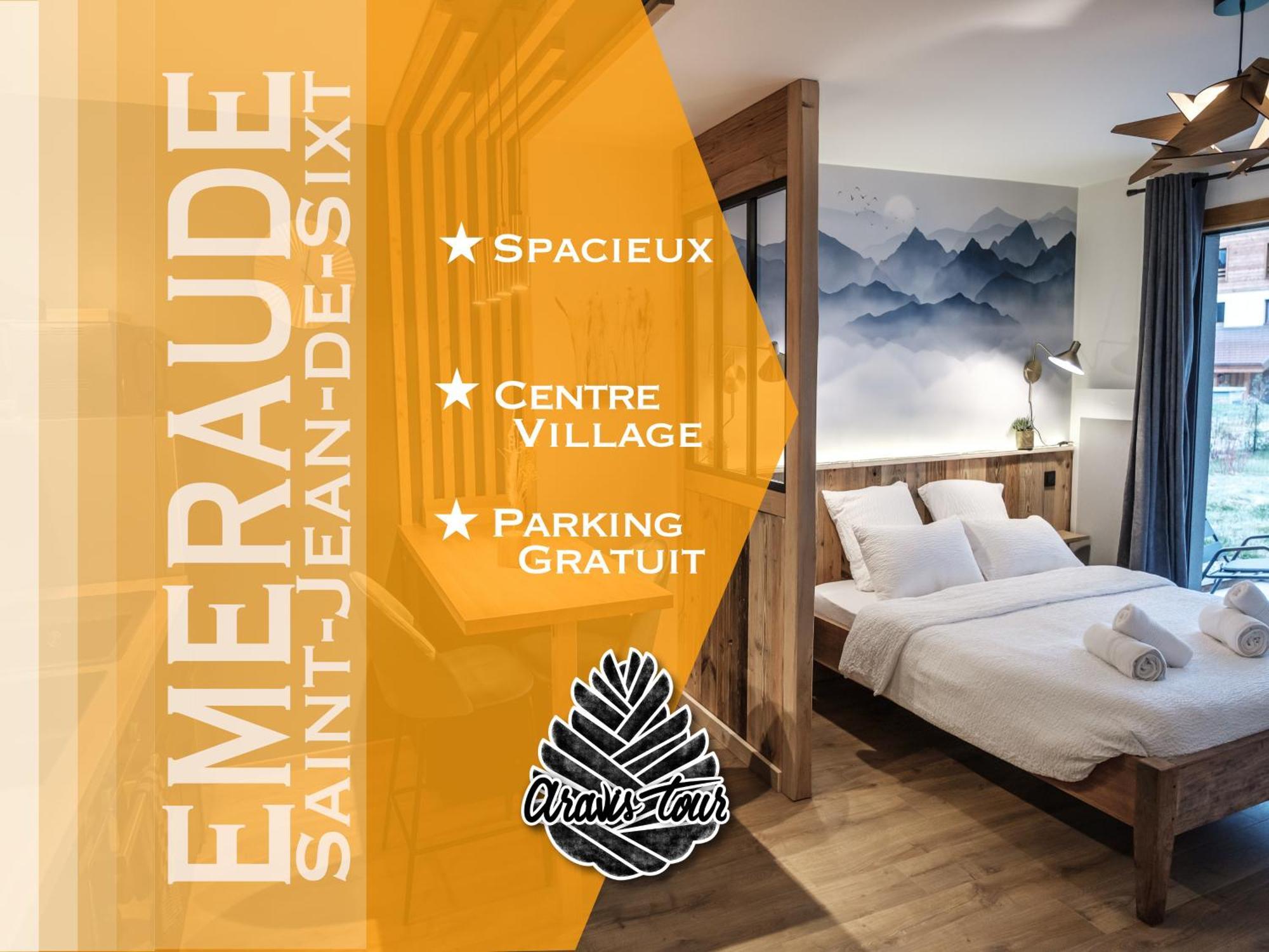 Residence Emeraude - Centre Village - Aravistour Saint-Jean-de-Sixt Kültér fotó